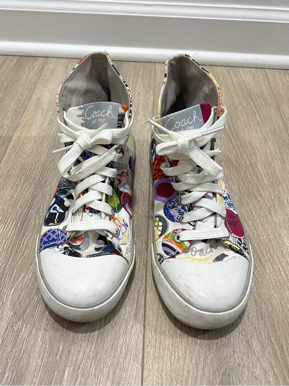 Coach Cardinal High-Top Sneakers 8B